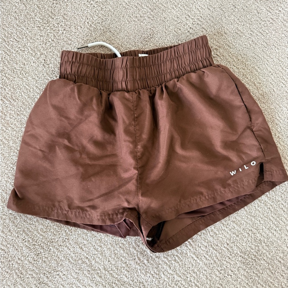Wilo Women's Athletic Brown Shorts